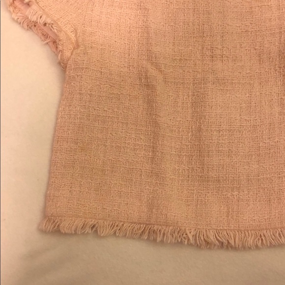 Pink textured tee blouse - Picture 2 of 6